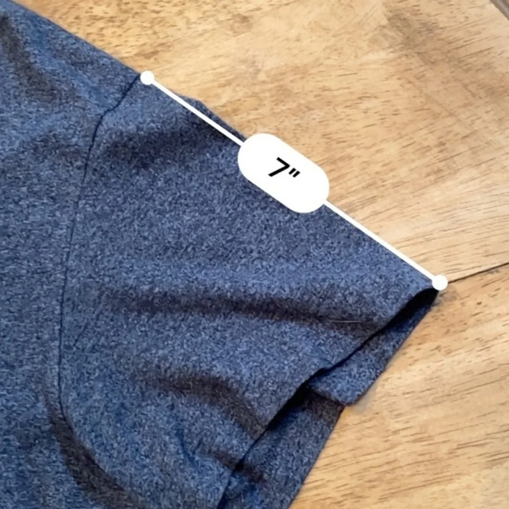 Polo‎ by Ralph Lauren  Medium Heather Slate Gray Crew Neck Cotton Polo